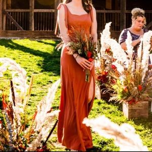 Birdy Grey Terracotta bridesmaids dress